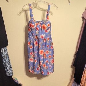 Band of Gypsies, Size Medium, Blue/floral